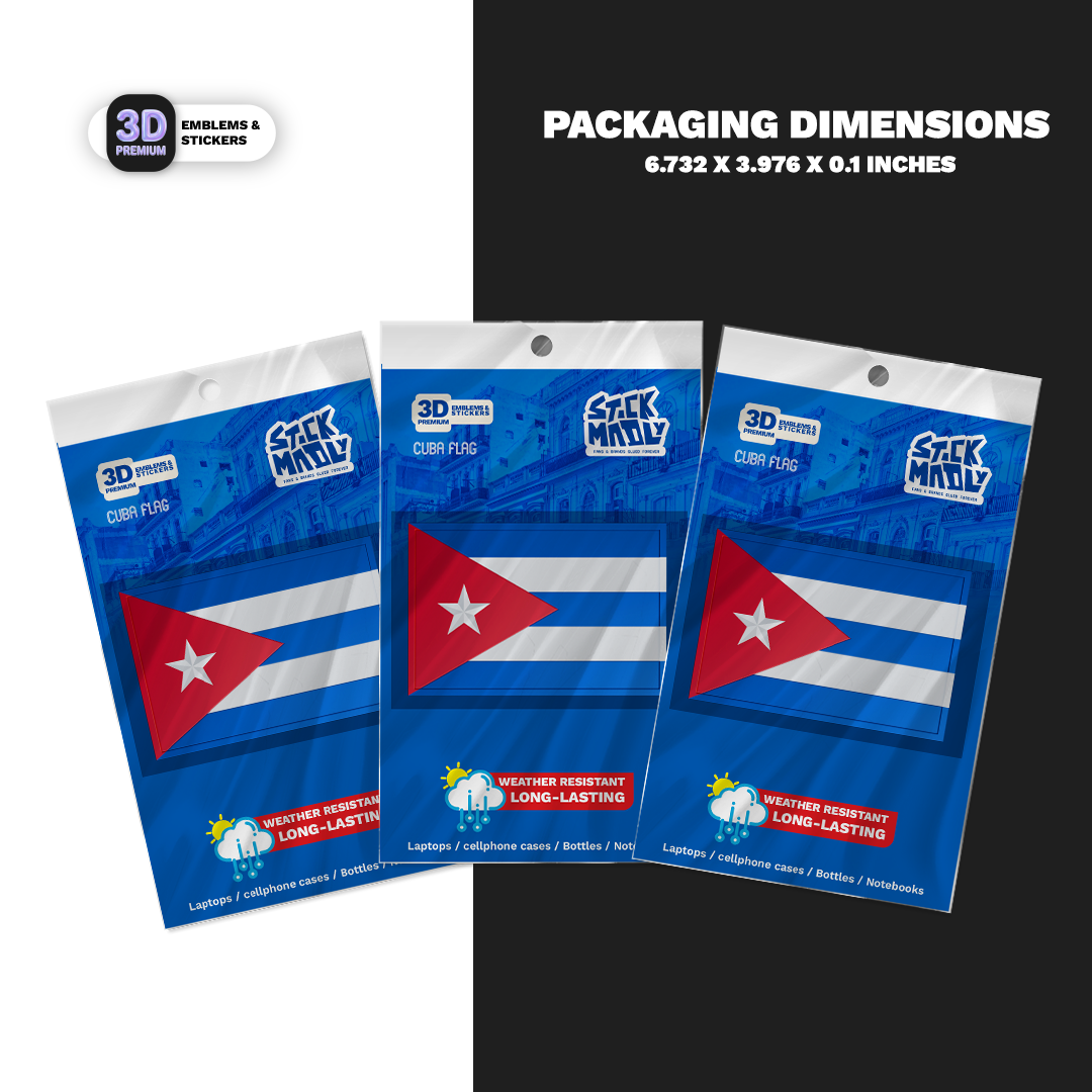 CUBA EMBLEM PACK Stickmadly