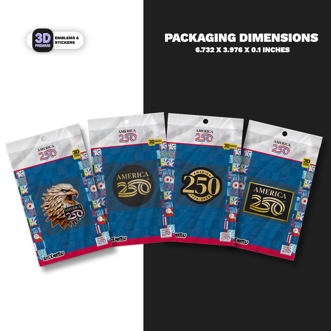 America 250 Gold & Black Premium Emblems Pack America250