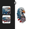PATRIOTIC BALD EAGLE1 Stickmadly