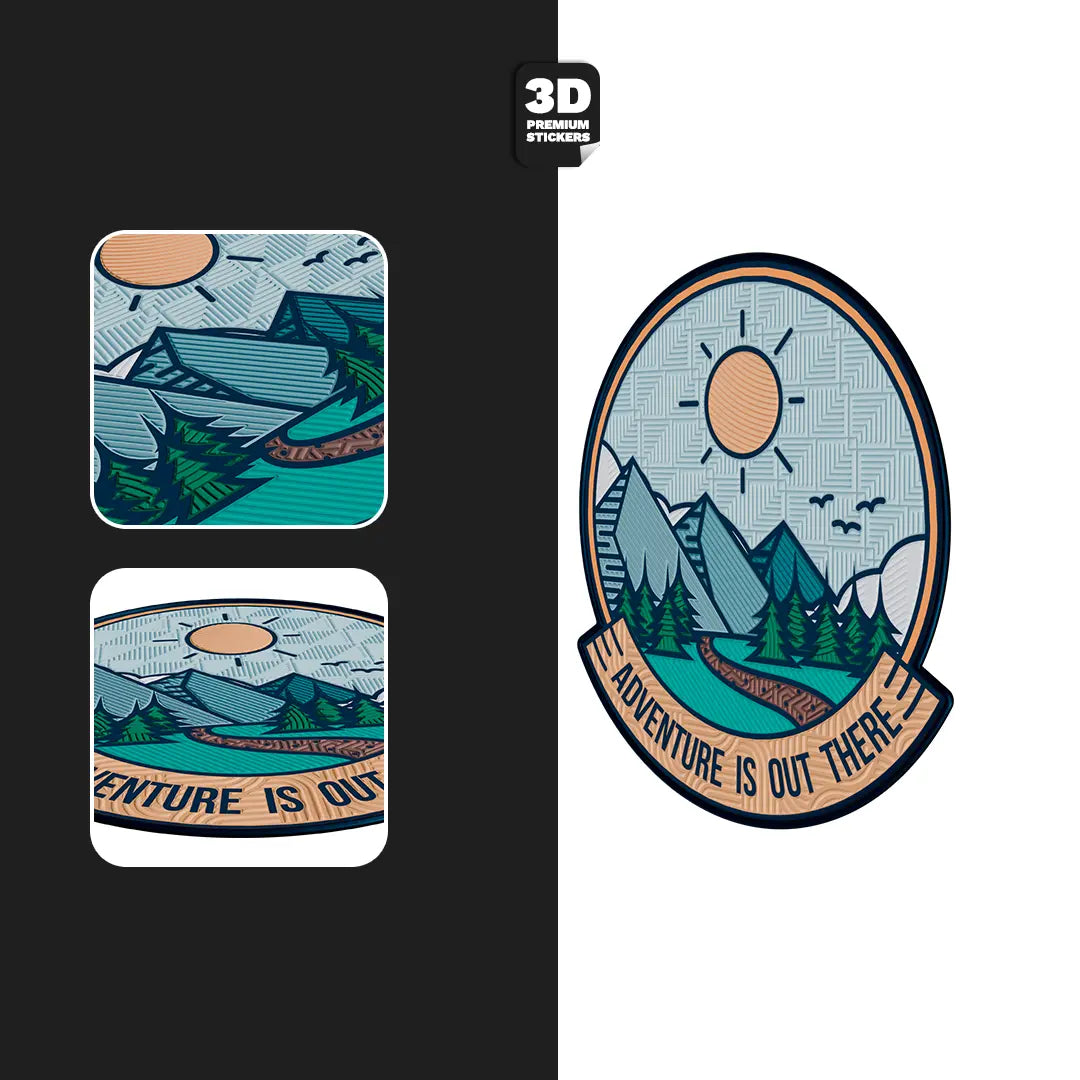 ADVENTURE IS OUT THERE Stickmadly