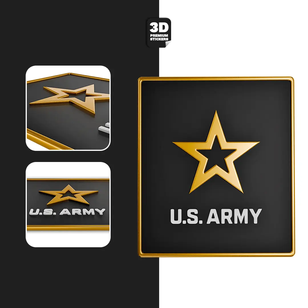 U.S. ARMY Gold Stickmadly