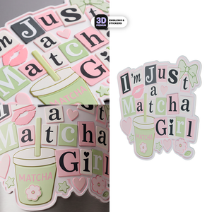 JUST A MATCHA GIRL Stickmadly