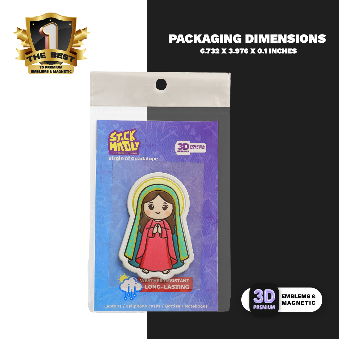 Virgin of Guadalupe Magnet Stickmadly