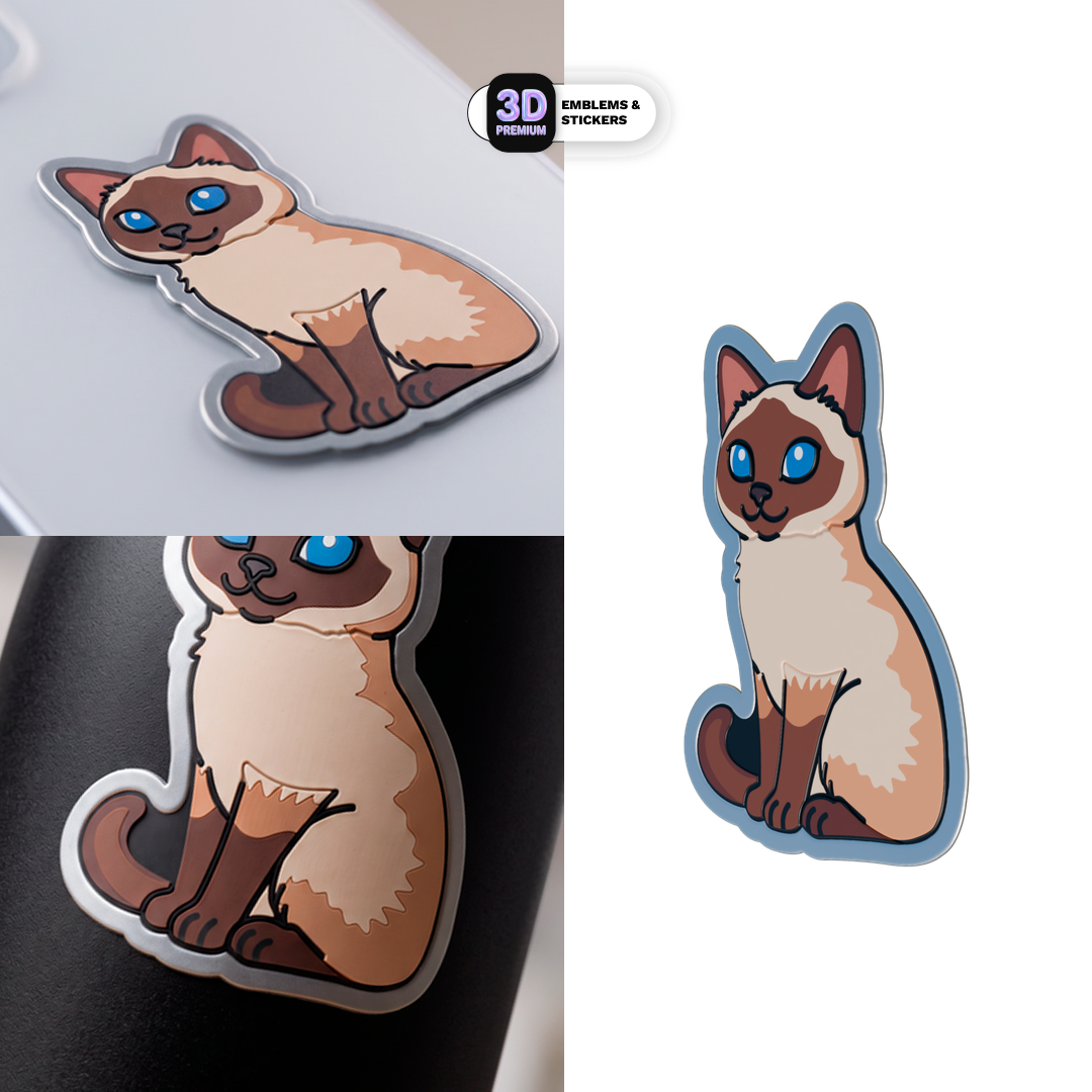 SIAMESE CAT Stickmadly