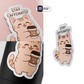 STAY CAFFEINATED CAT Stickmadly