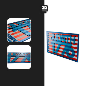 GRAPHIC PATRIOTIC POP 6F Stickmadly