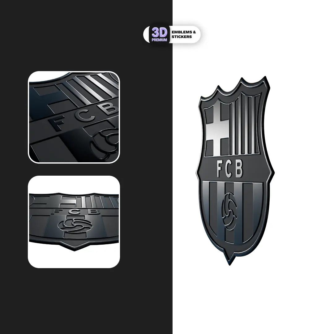 F.C. BARCELONA Full Black Stickmadly