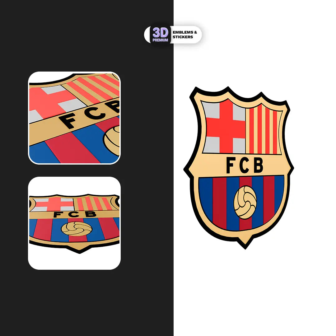 F.C. Barcelona traditional logo Stickmadly