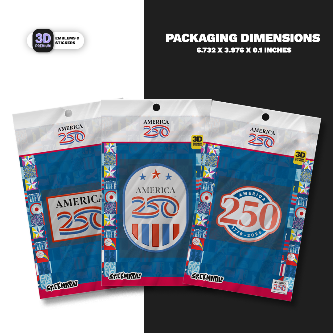 PACK TAG-SQUARE-YEARS America250