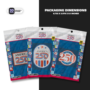 PACK TAG-SQUARE-YEARS America250