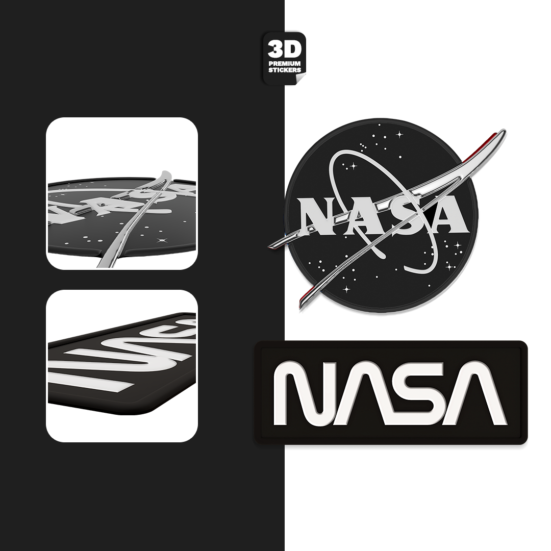 NASA TWO PACK Stickmadly