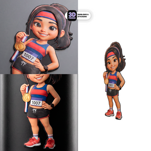 Her Running Era Stickmadly