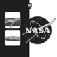 NASA STICKER BLACK & WHITE Stickmadly