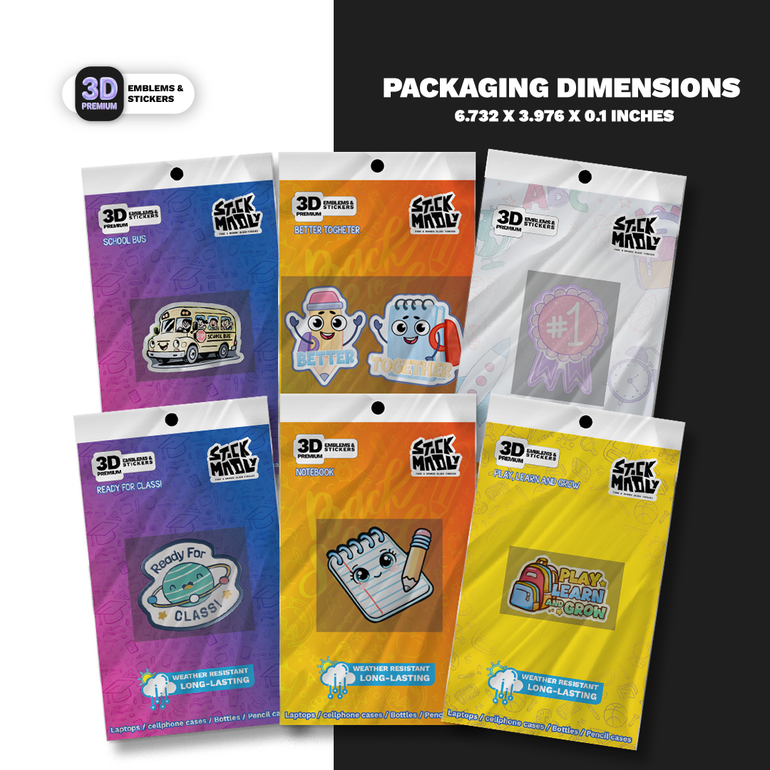 Pre school 2 Pack Stickmadly