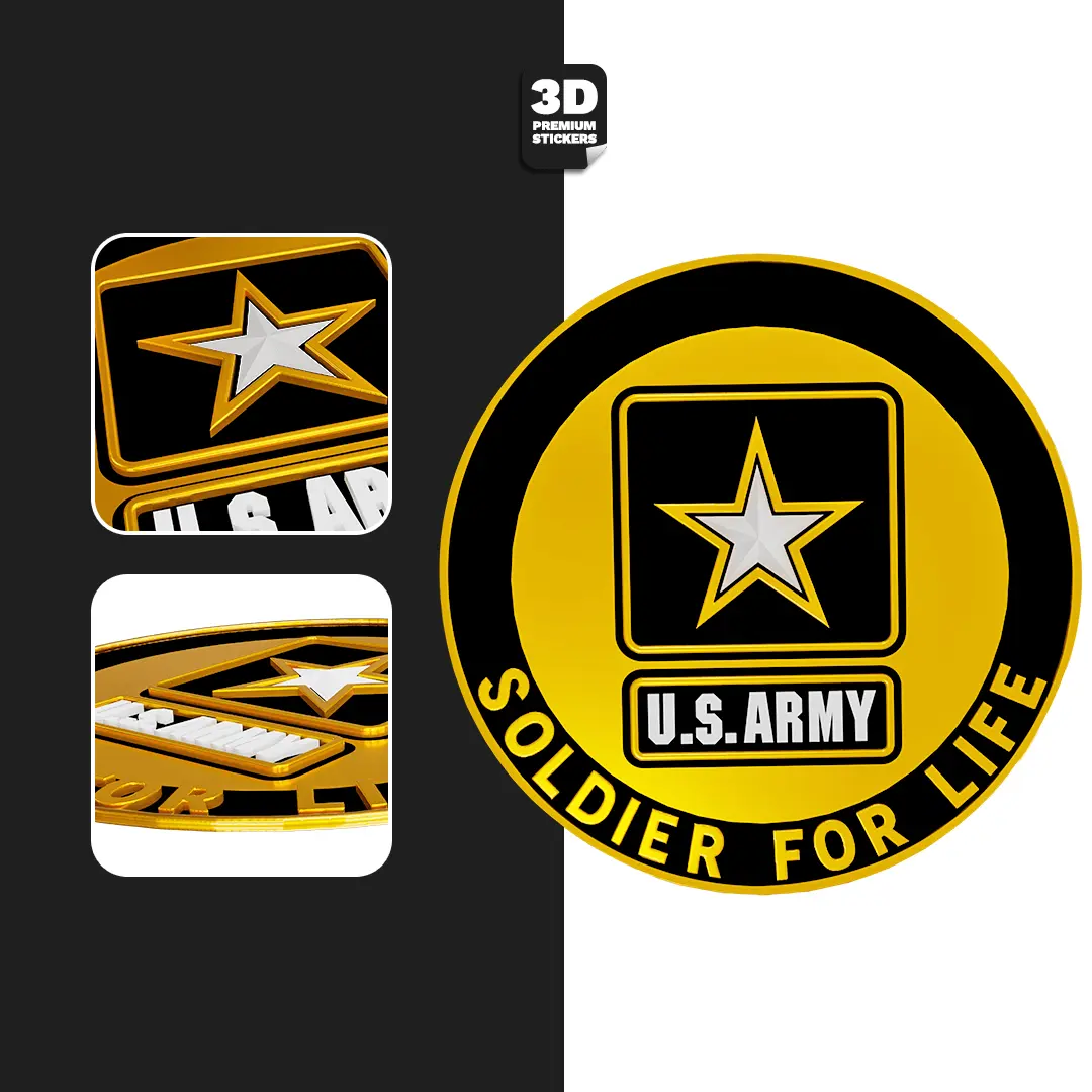 Soldier for Life Stickmadly