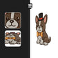 BOSTON TERRIER Stickmadly