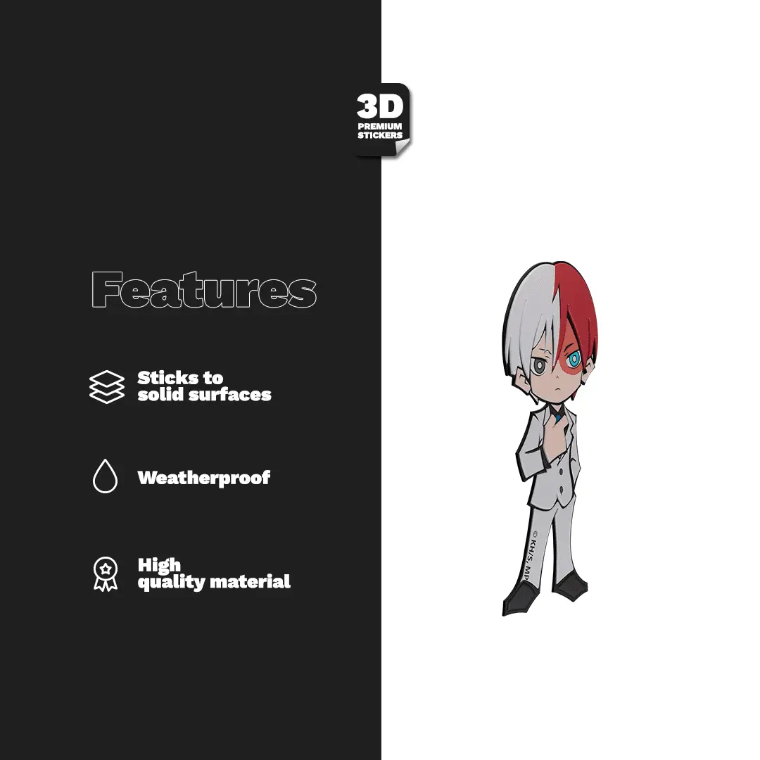 Shoto Todoroki (Season 4) Stickmadly