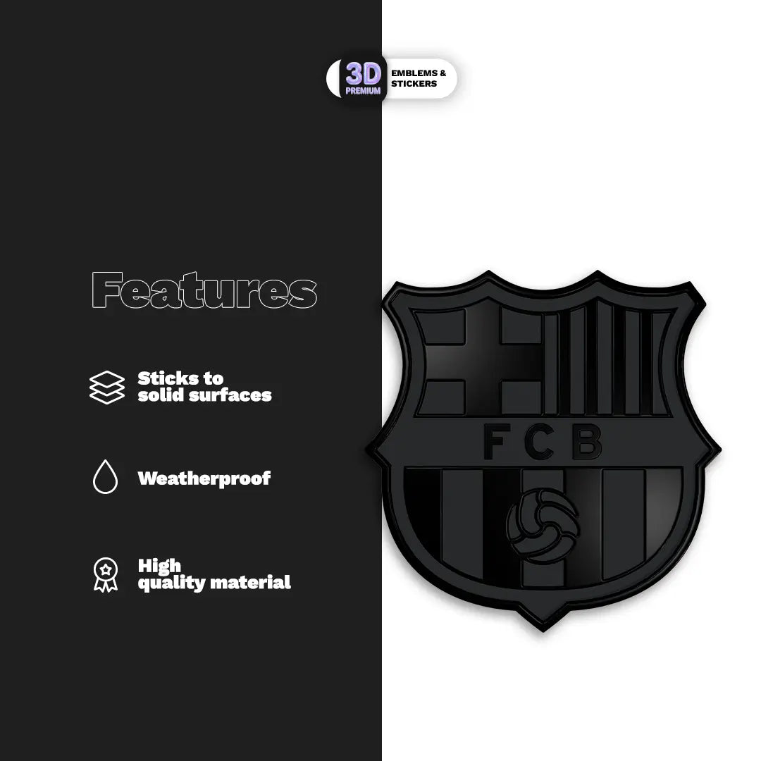 F.C. BARCELONA Full Black Stickmadly