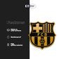 F.C. BARCELONA Black & Gold Stickmadly