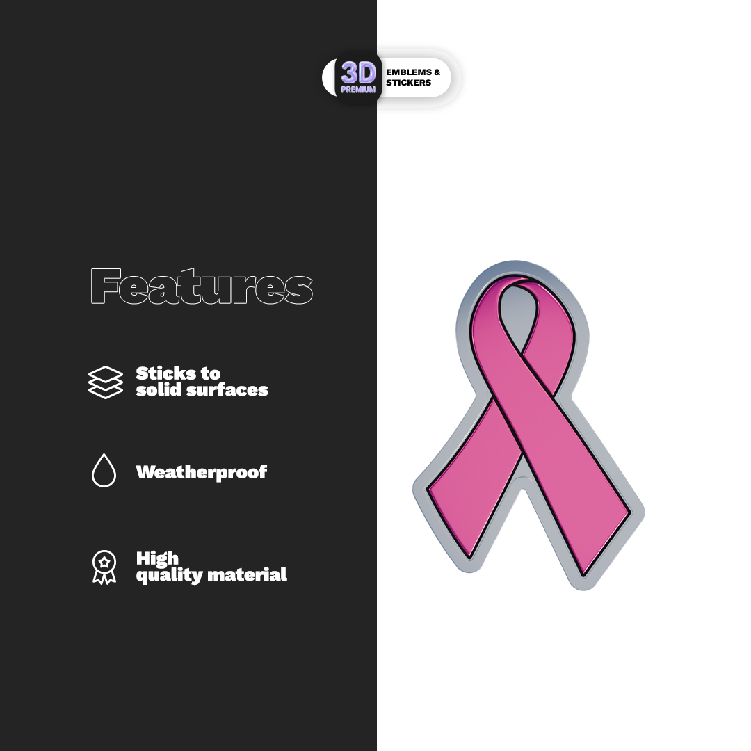 PINK RIBBON Stickmadly