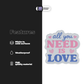 ALL YOU NEED IS LOVE Stickmadly