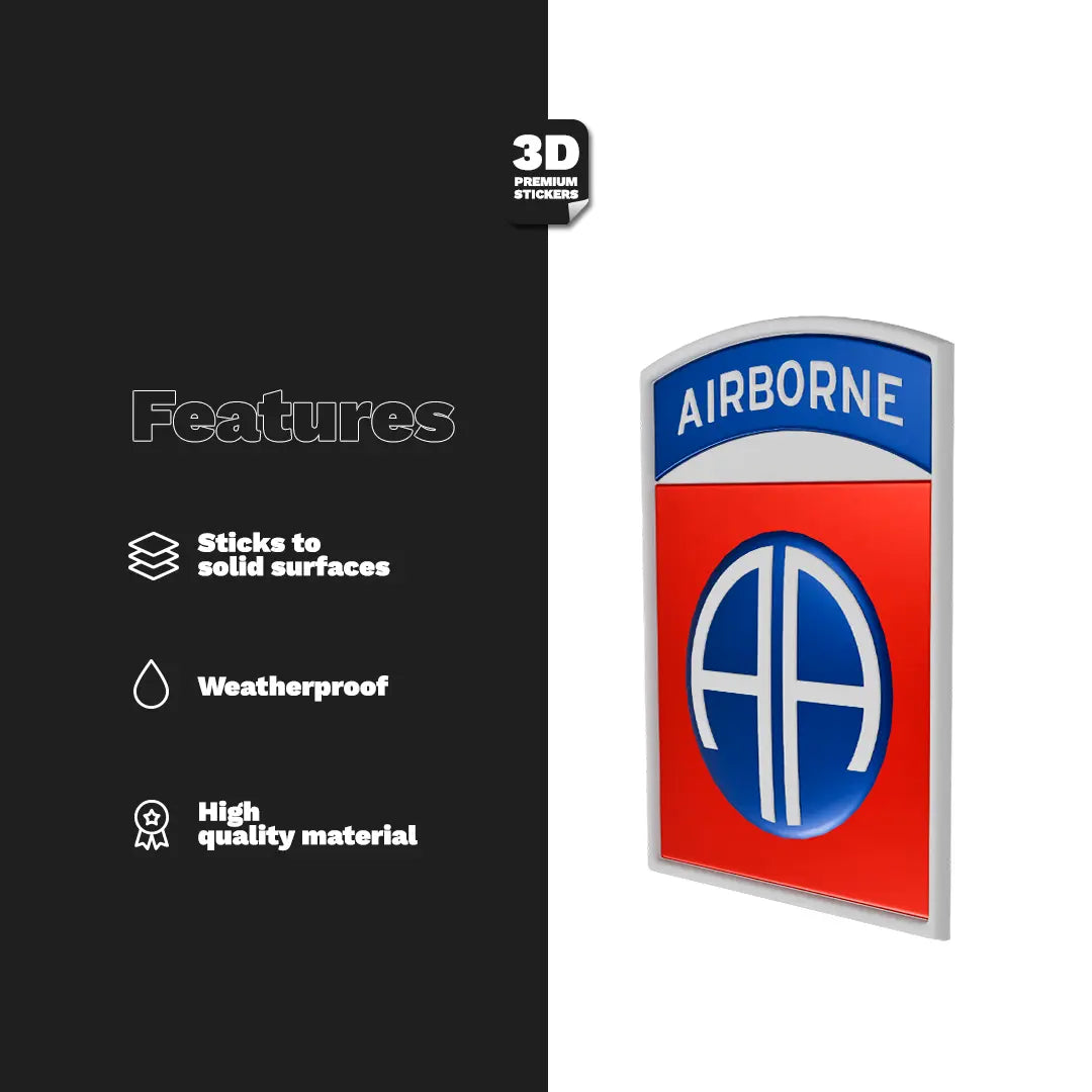 82nd Airborne Division Stickmadly