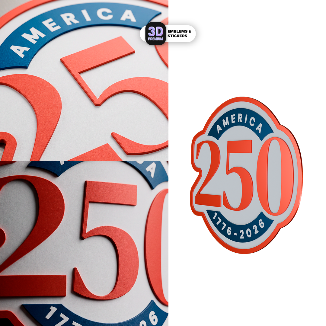 PACK TAG-SQUARE-YEARS America250