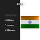 REPUBLIC OF INDIA FLAG Stickmadly