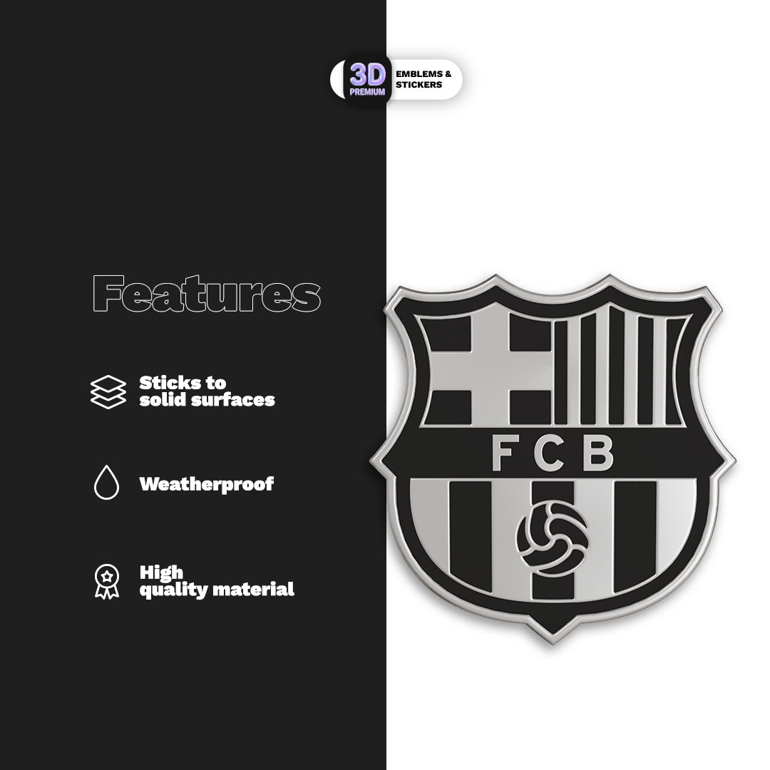 FC Barcelona Crest Silver 3-Pack FC Barcelona