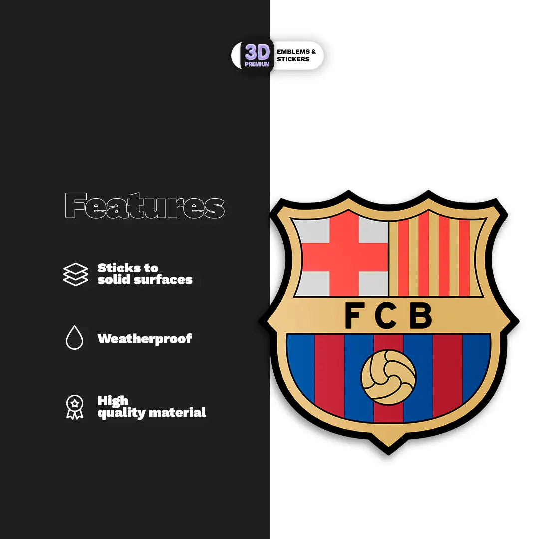 F.C. Barcelona traditional logo Stickmadly
