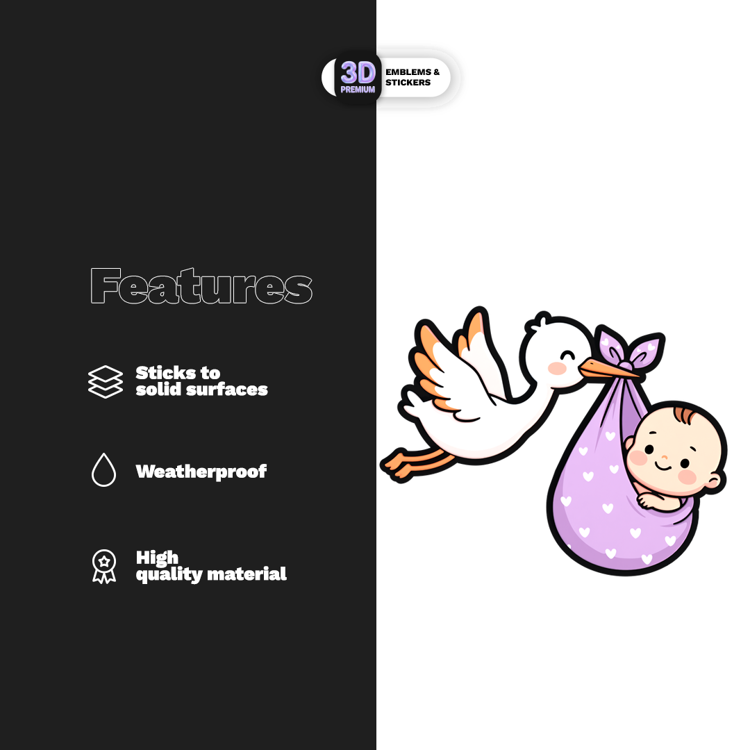 STORK DELIVERY SERVICE Stickmadly