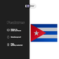 REPUBLIC OF CUBA FLAG Stickmadly