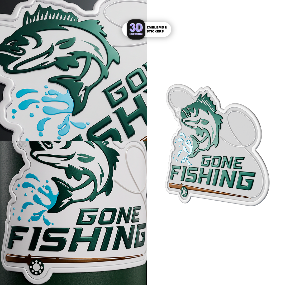 Gone Fishing Pack Stickmadly