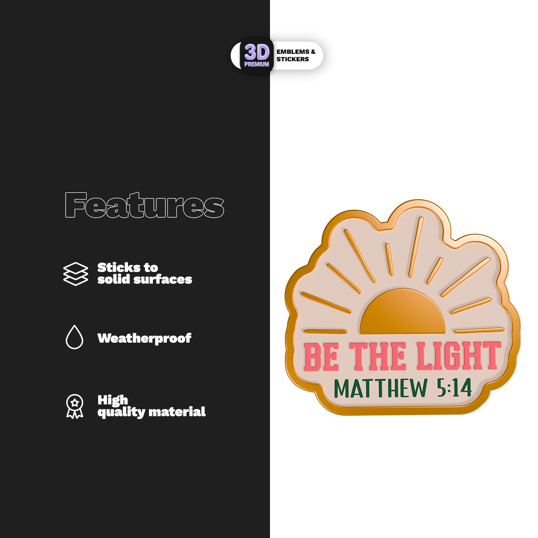 MATTHEW 5-14 Stickmadly