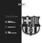 F.C. BARCELONA Black & Silver Stickmadly