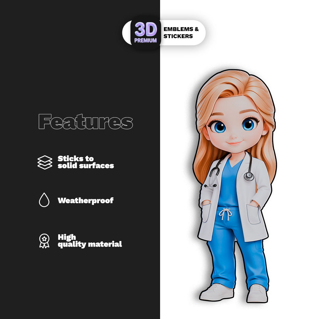 FEMALE DOCTOR Stickmadly