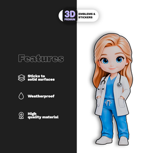 FEMALE DOCTOR Stickmadly