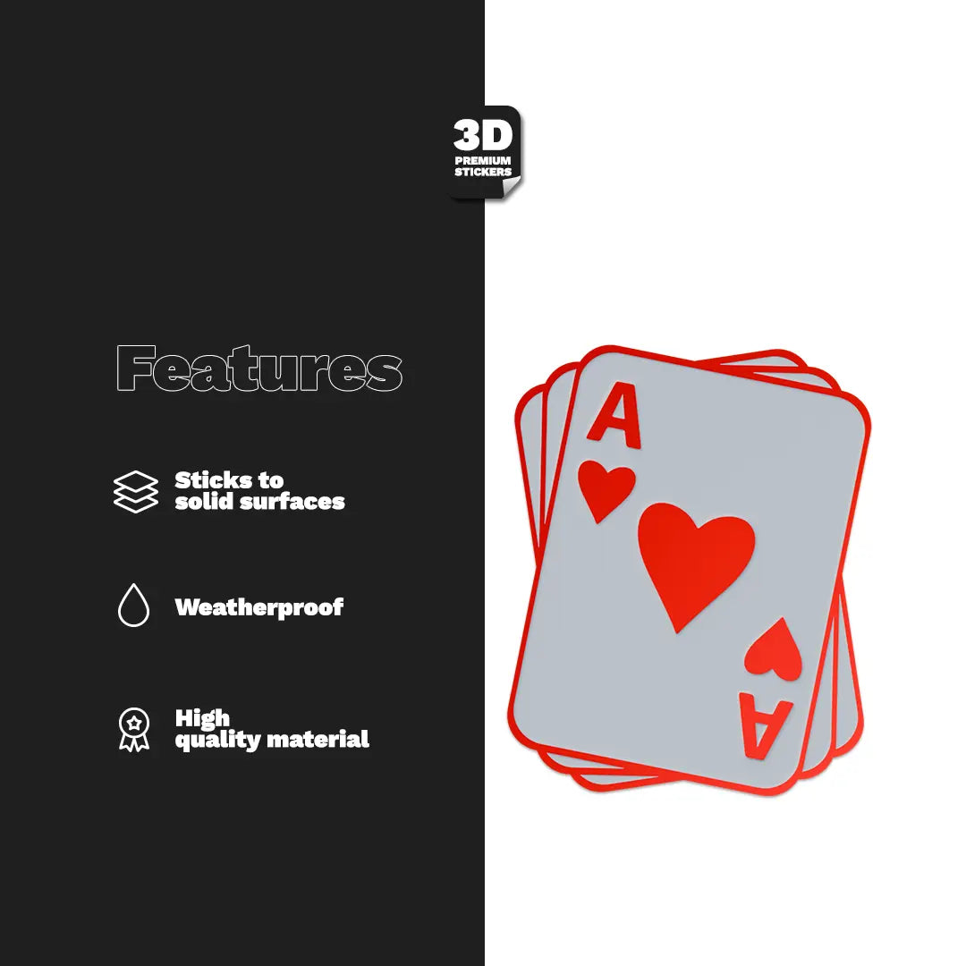ACES OF HEART Stickmadly