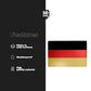 Germany Flag Stickmadly