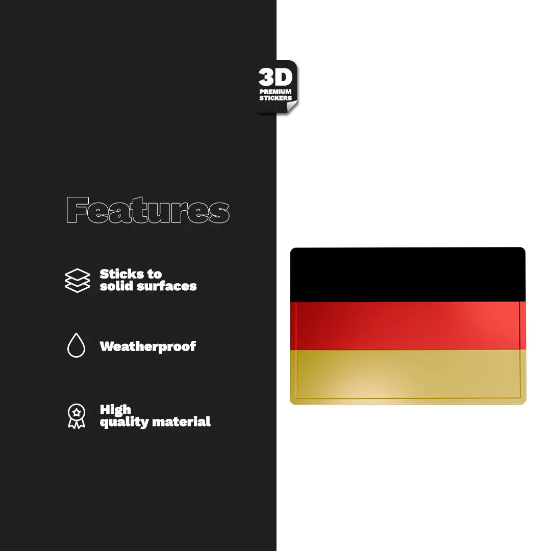 Germany Flag Stickmadly