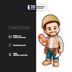 CONSTRUCTION WORKER Stickmadly