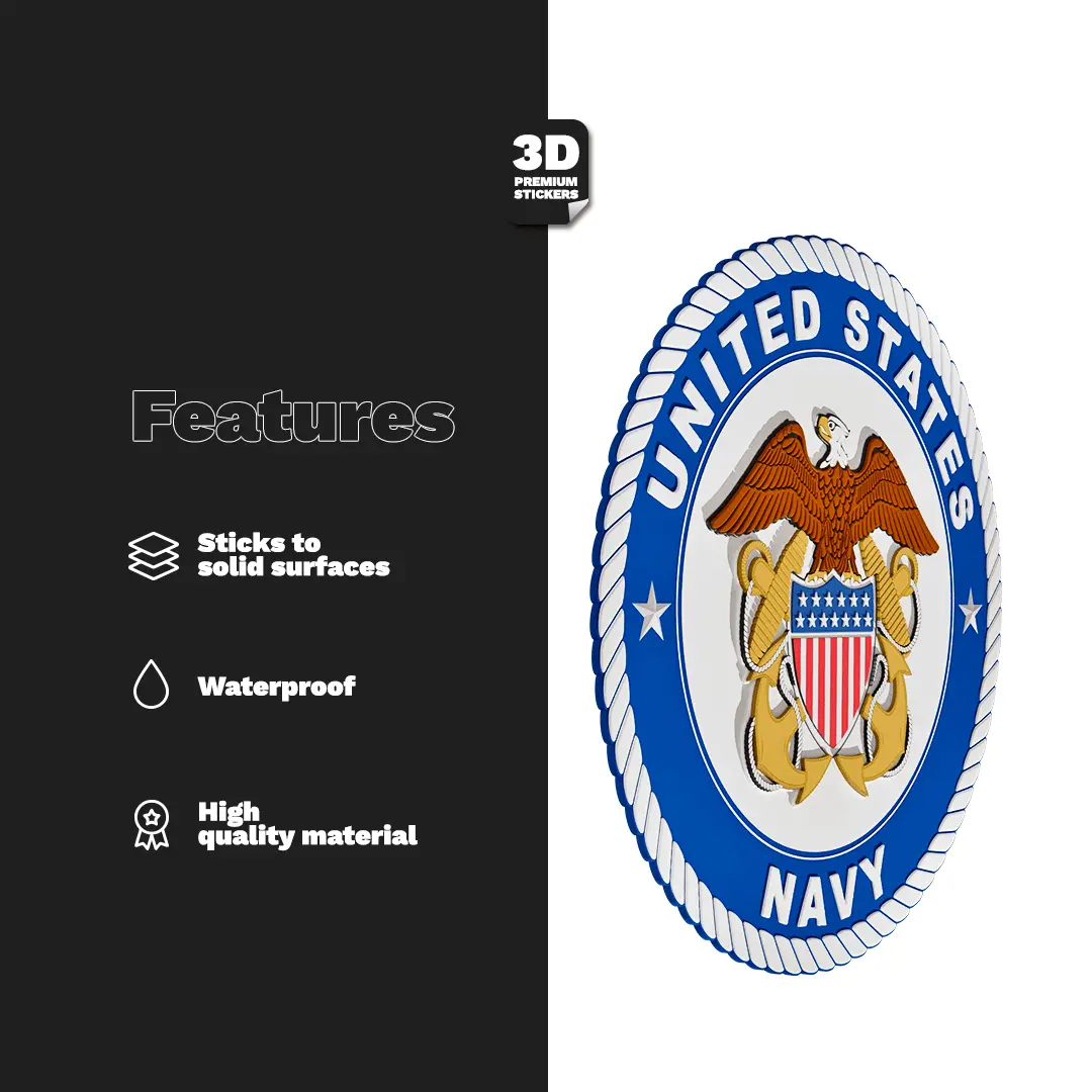 OFFICERS CREST EMBLEM Stickmadly