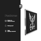 EAGLE ICON BLACK STICKER Stickmadly