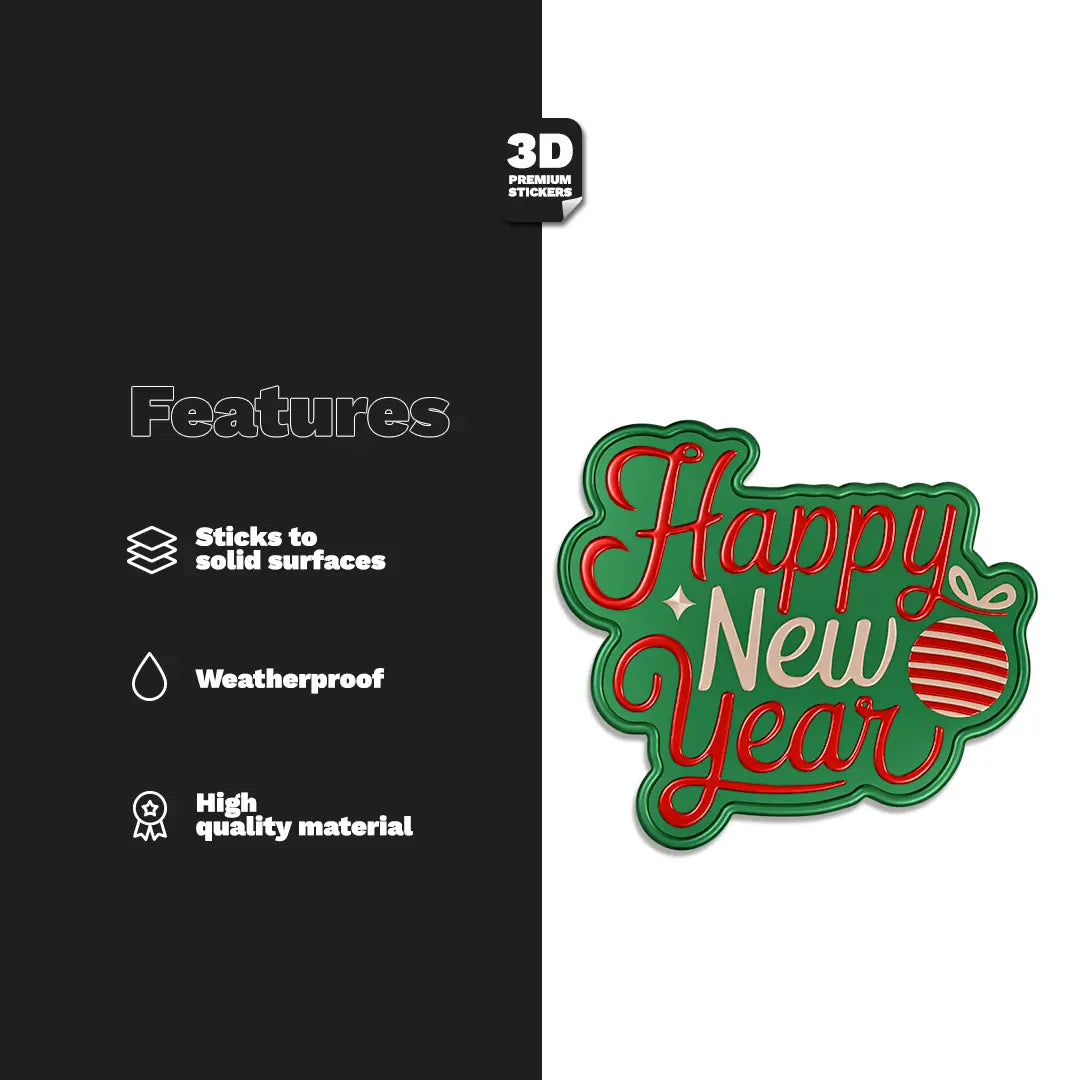 HAPPY NEW YEAR Stickmadly