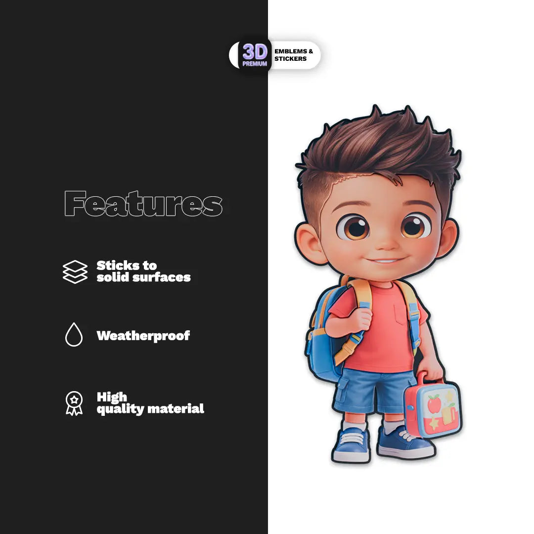 CHIBI PRE-SCHOOL BOY Stickmadly