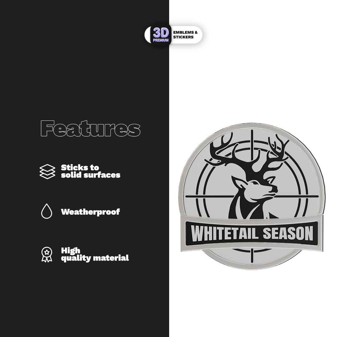 WHITETAIL SEASON Stickmadly