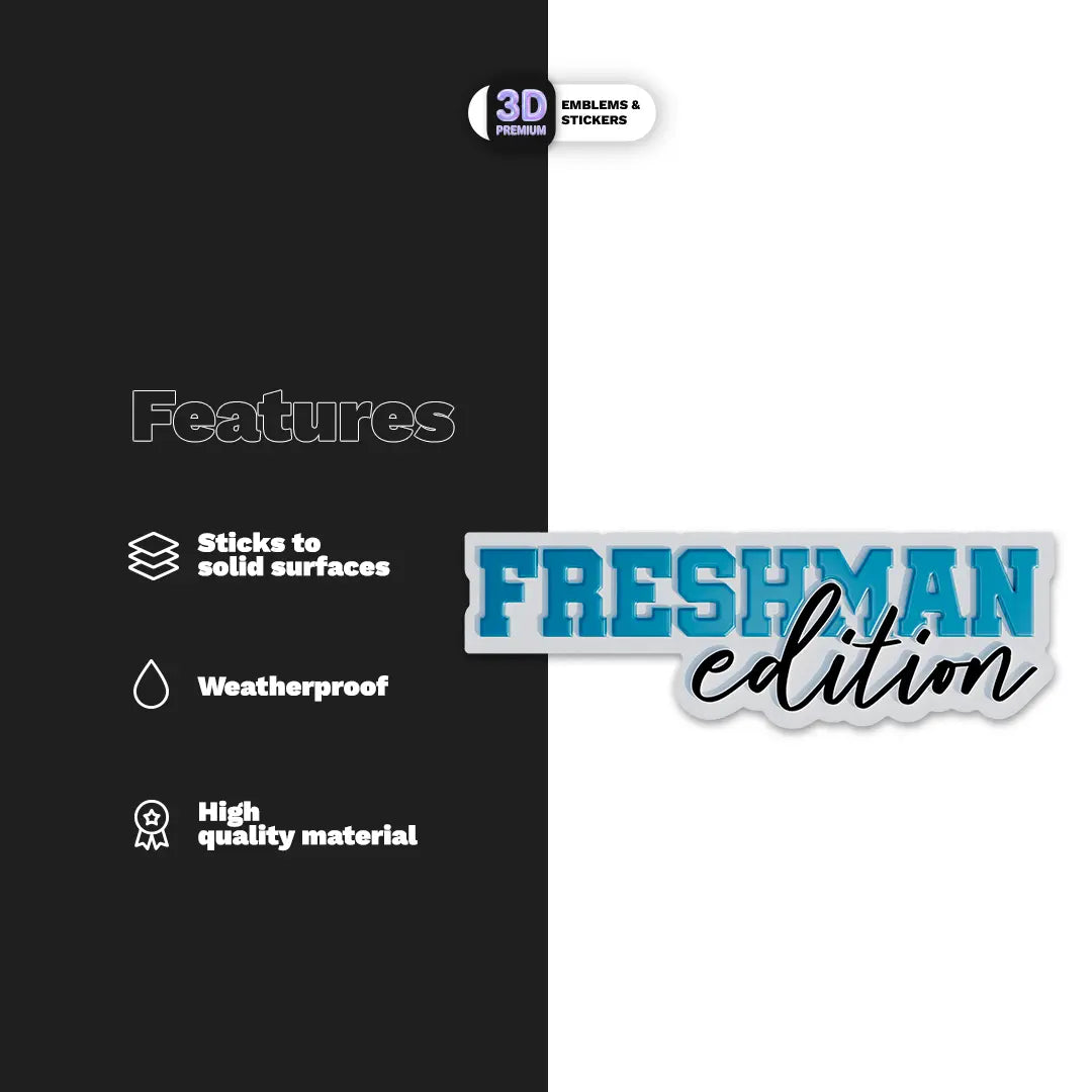FRESHMAN EDITION BLUE Stickmadly