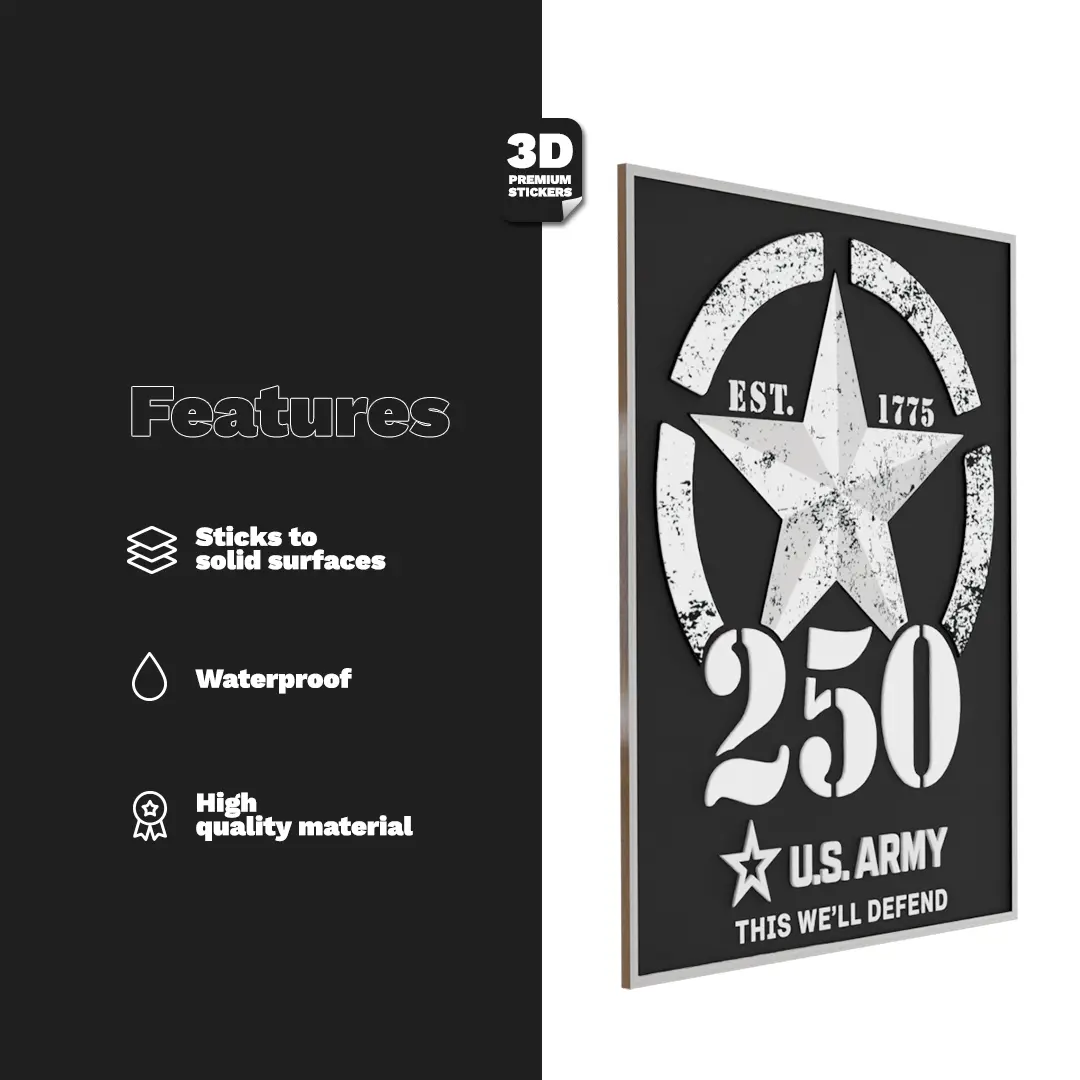 250TH ANNIVERSARY WHITE/SILVER Stickmadly