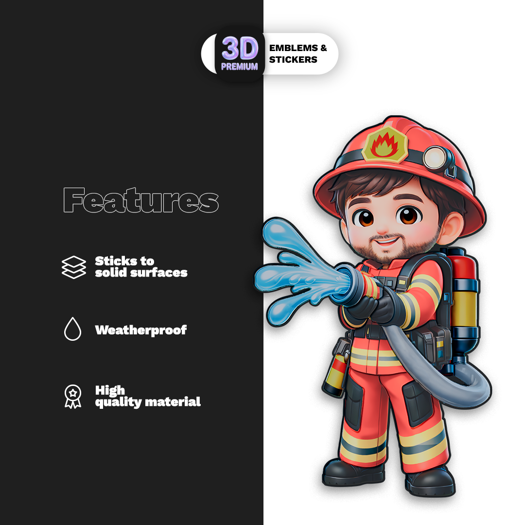 FIREFIGHTER Stickmadly