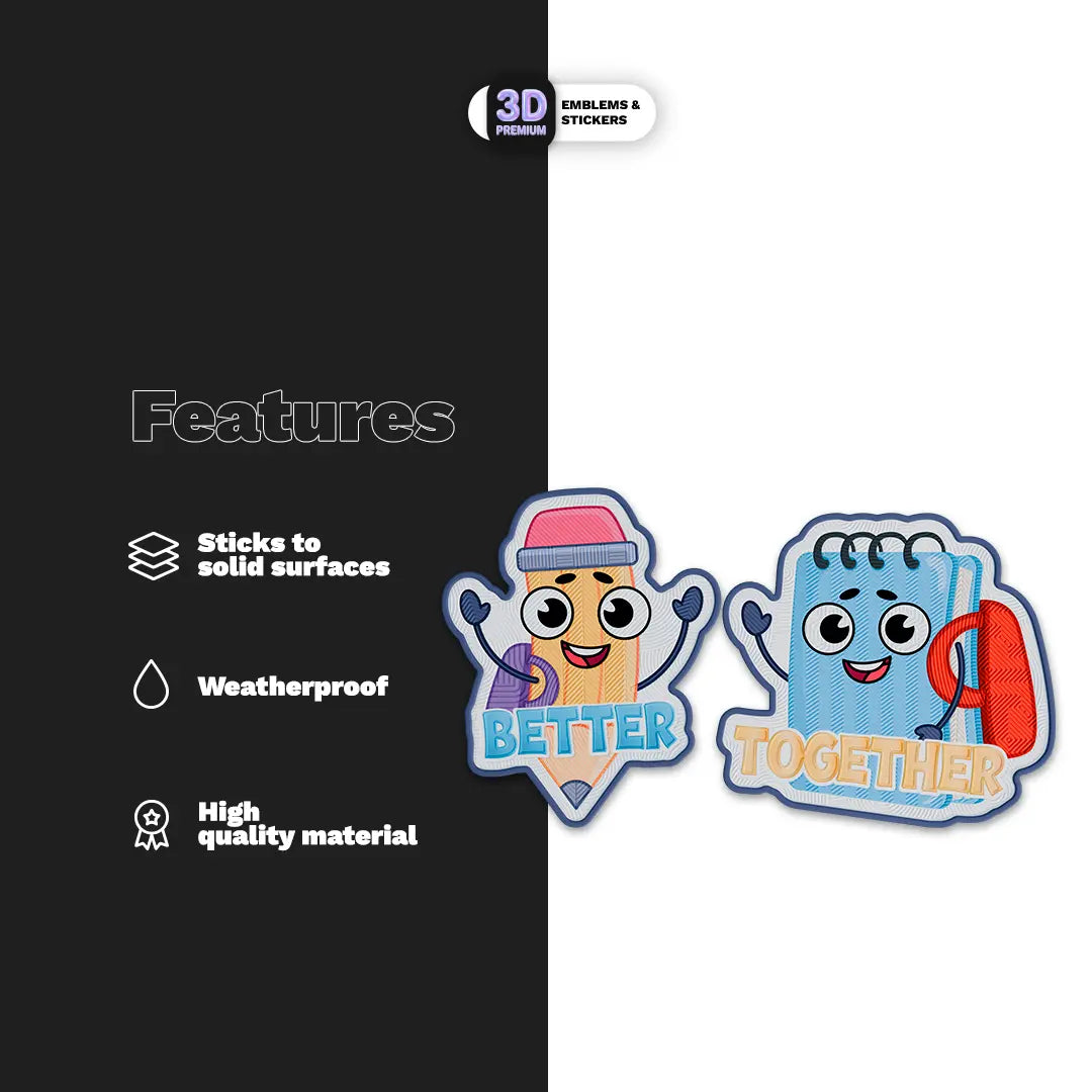 Better Together 2PACK Stickmadly